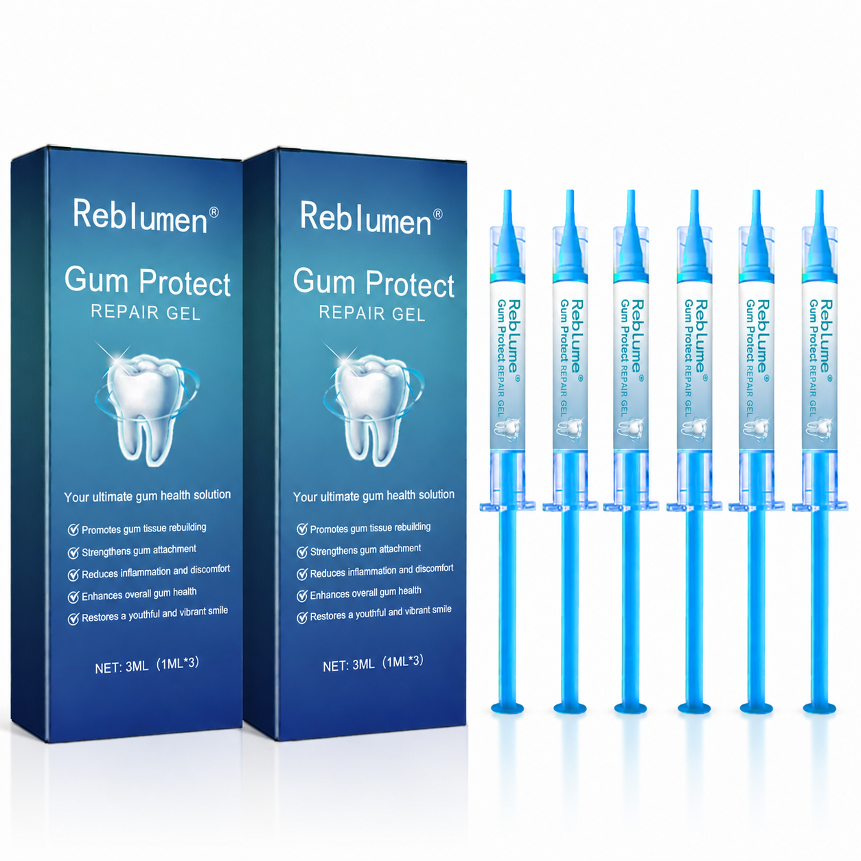 Reblumen® Gingival Repair Gel, With Significant Effect in 7 Days