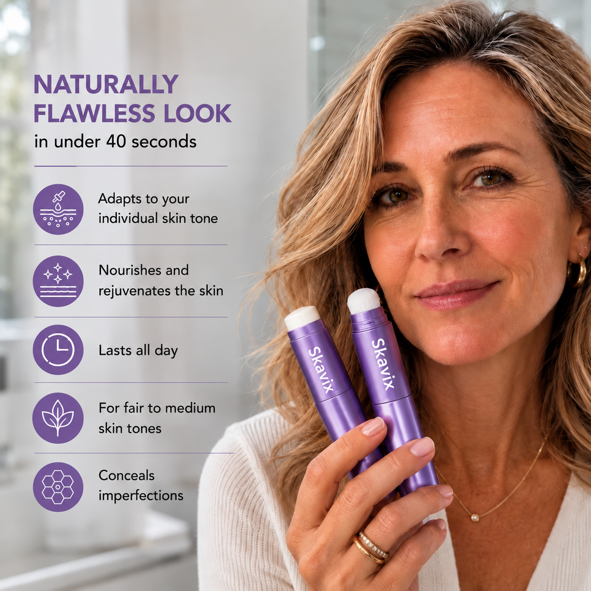 Changing Foundation Stick – The stick that makes mature skin glow again
