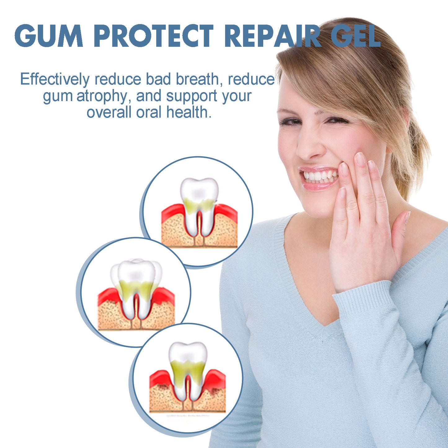 Reblumen® Gingival Repair Gel, With Significant Effect in 7 Days